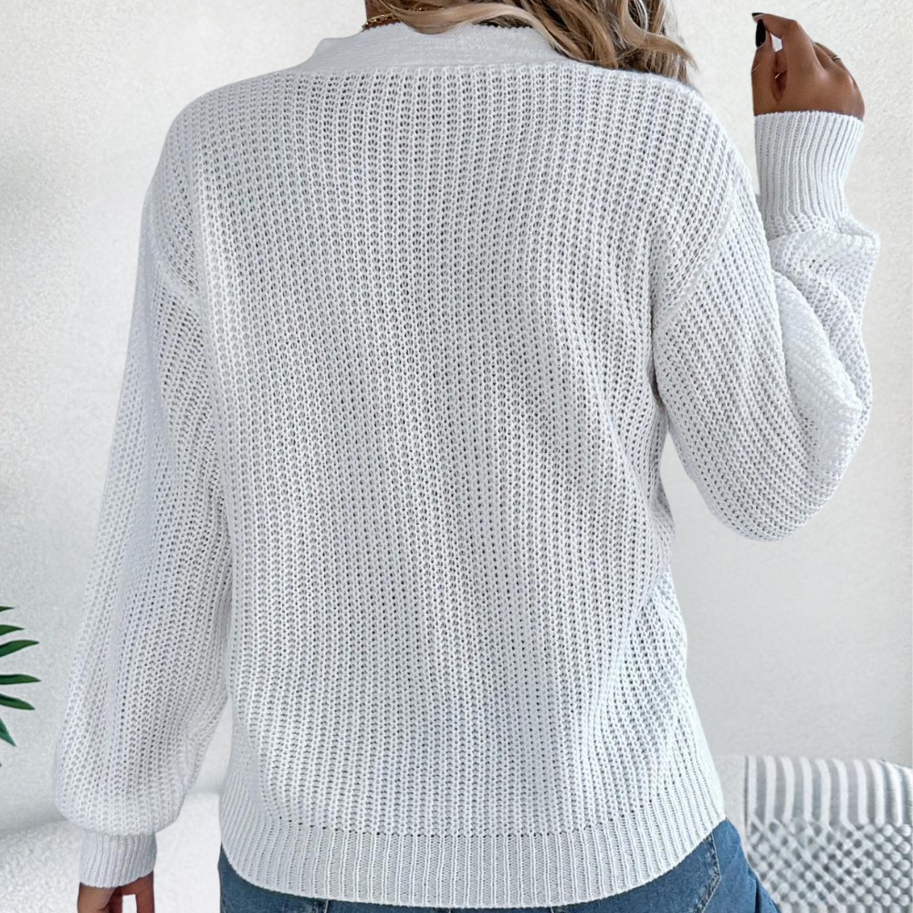 GRACE - Pull en V Élégant pour Femmes